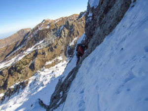 Il delicato traverso del terzo tiro Il delicato traverso del terzo tiro