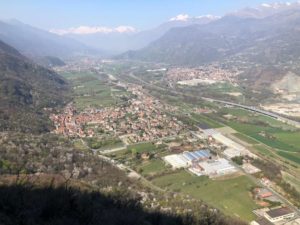 Veduta sulla piana della Valle Susa Veduta sulla piana della Valle Susa