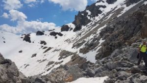 Versante settentrionale del Becco Grande Versante settentrionale del Becco Grande